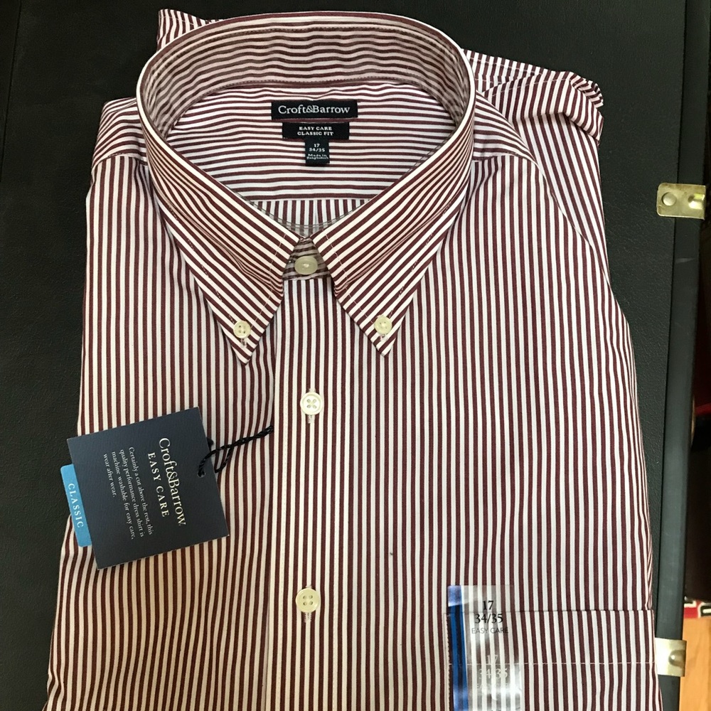 NWT croft&barrow button down shirt